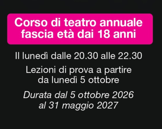 corso teatro annuale 18 base