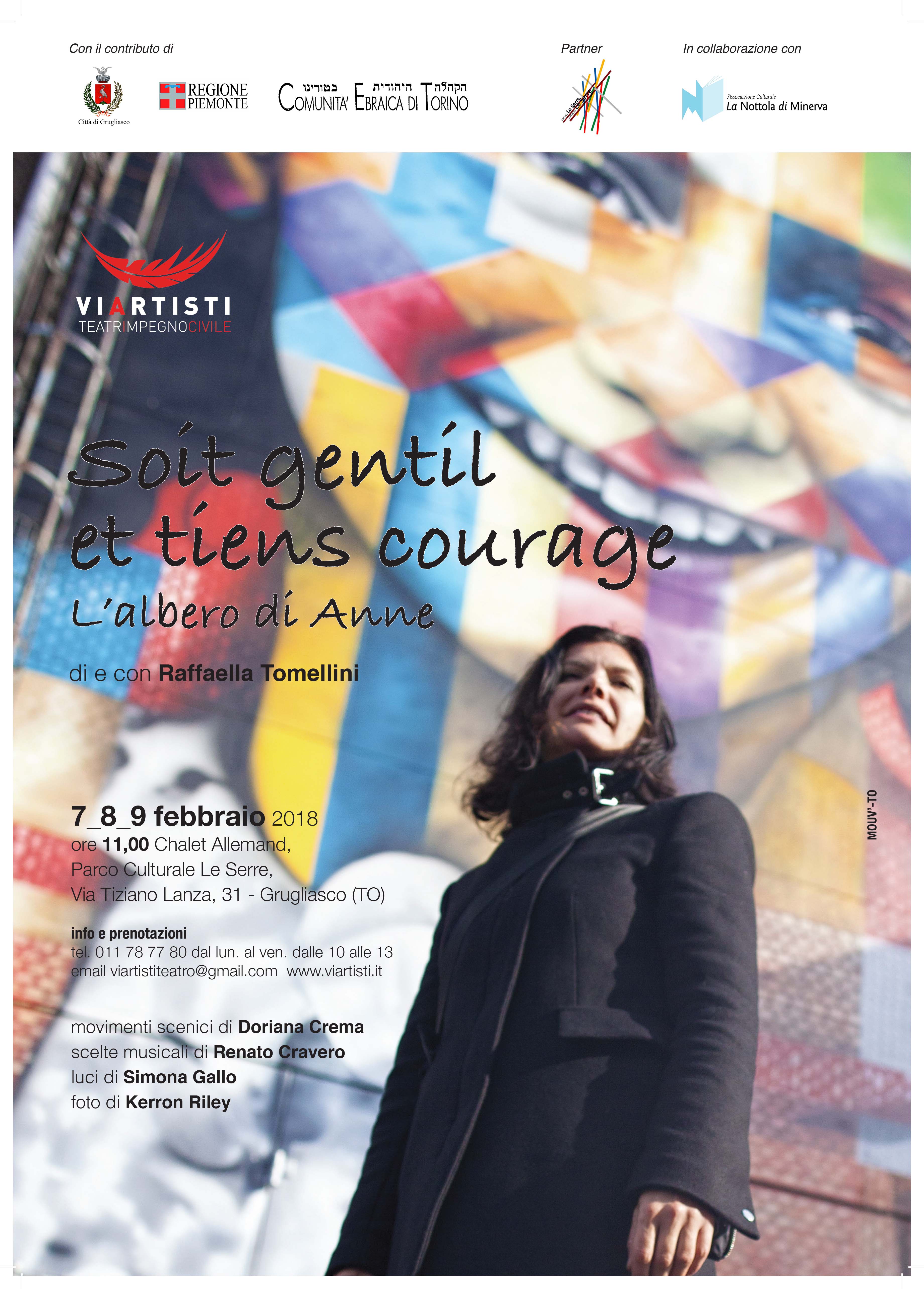 Locandina di SOIT GENTIL ET TIENS COURAGE/ L’albero di Anne #giovanidonnecoraggiose