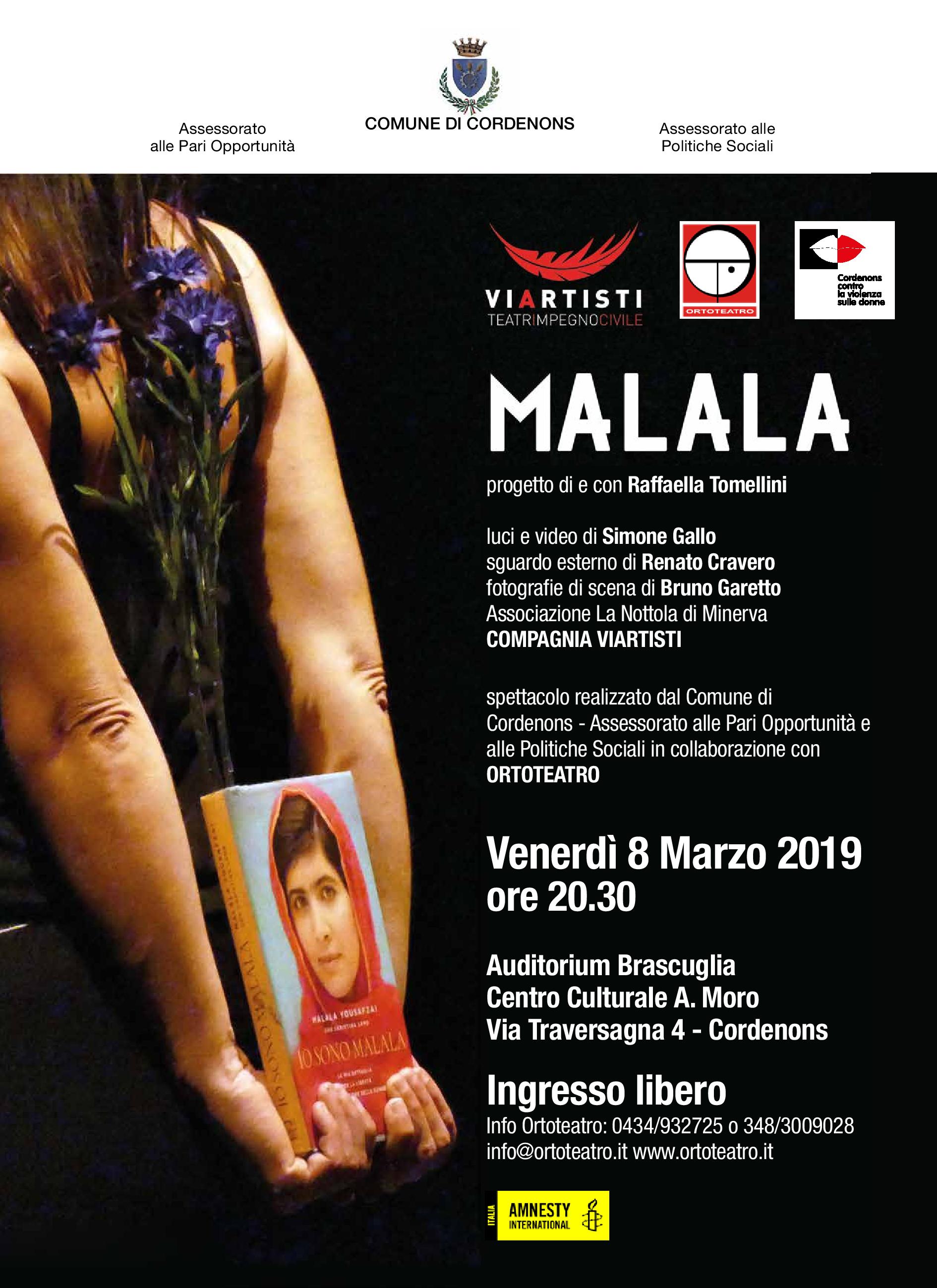Locandina di MALALA Cordenons (Pn)