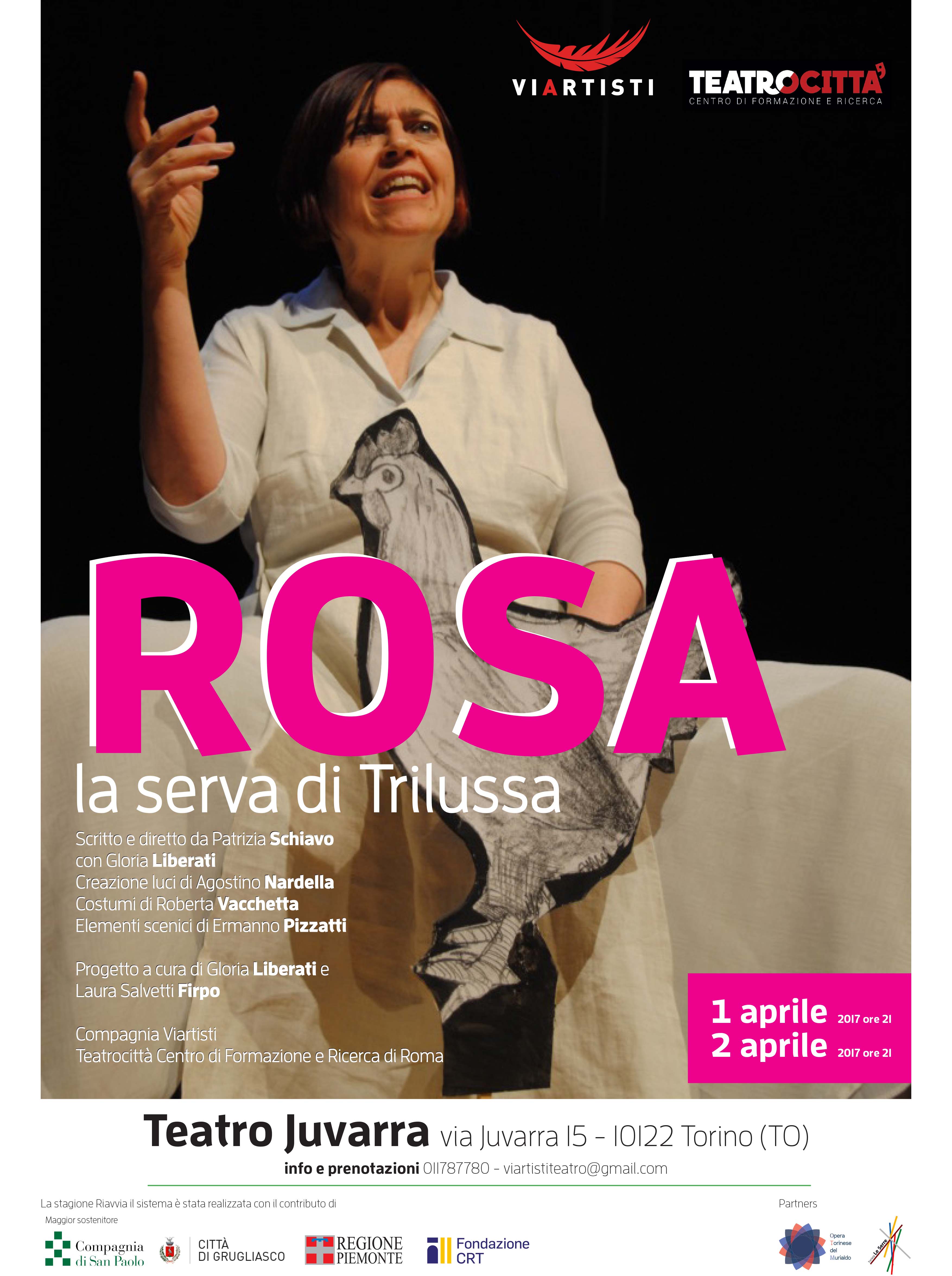 Locandina di ROSA  la serva di Trilussa